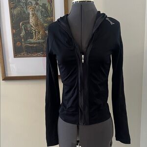 Black Women's Jacket Workout Cover Up